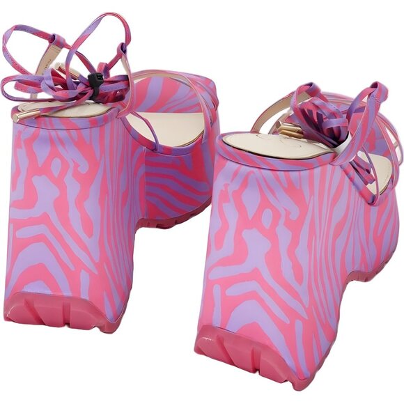 Jessica Simpson Platform Ankle-Tie Wedge Sandal Women's US 7.5M - Picture 3 of 6